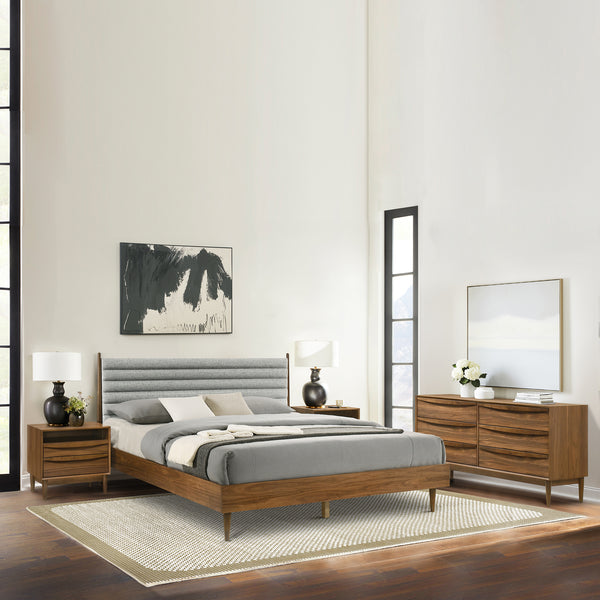 armen living Artemio 4 Piece Wood Bedroom Set