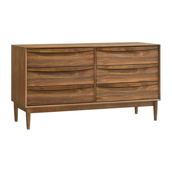 Armen Living Artemio 6 Drawer Wood Dresser