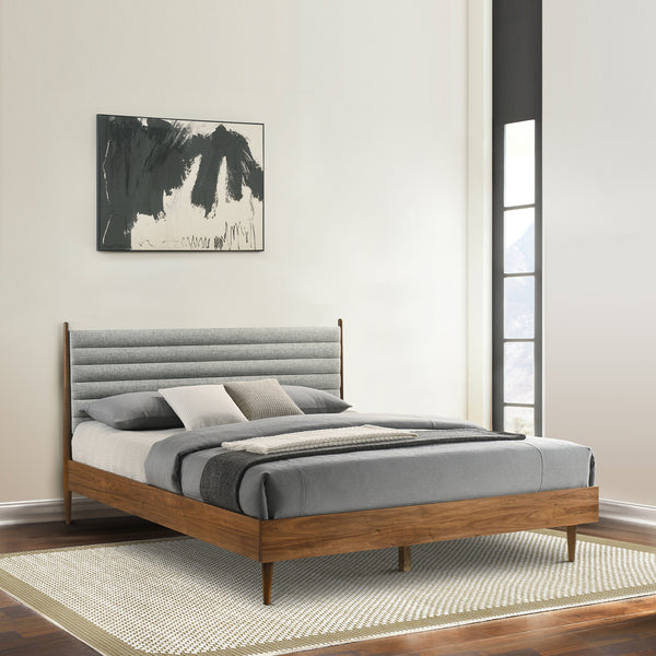 armen living Artemio Platform Wood Bed Frame