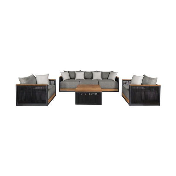 Armen Living Artesia Outdoor Conversation Set