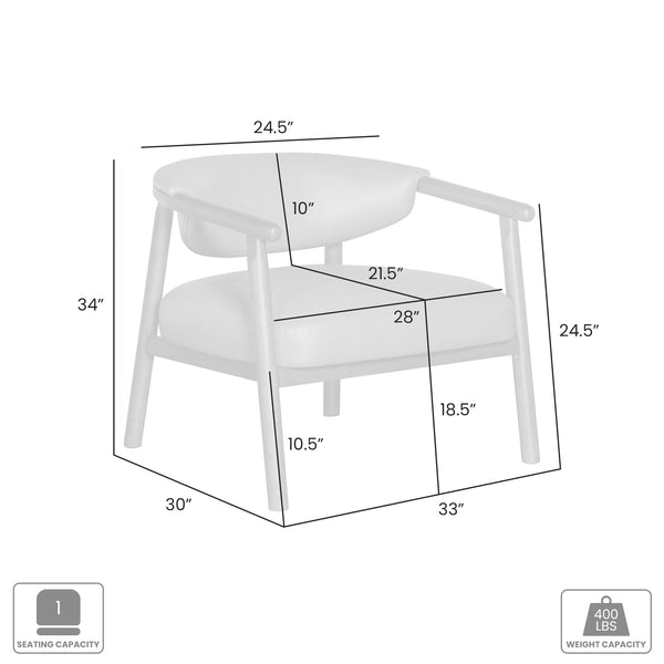 Armen Living Autumn Chair