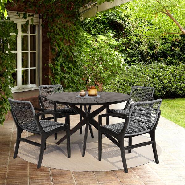 Armen Living Beckham Outdoor Dining Chair