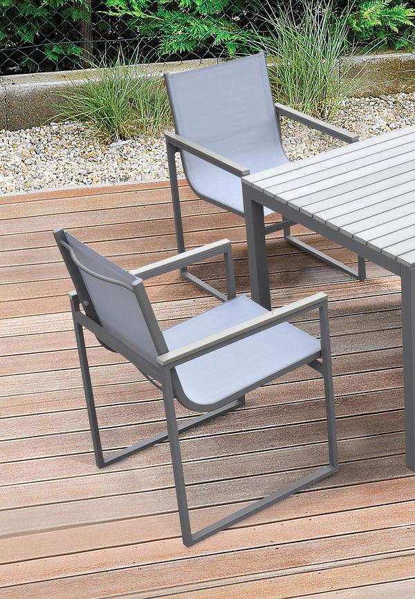 Armen Living Bistro Outdoor Dining Chair