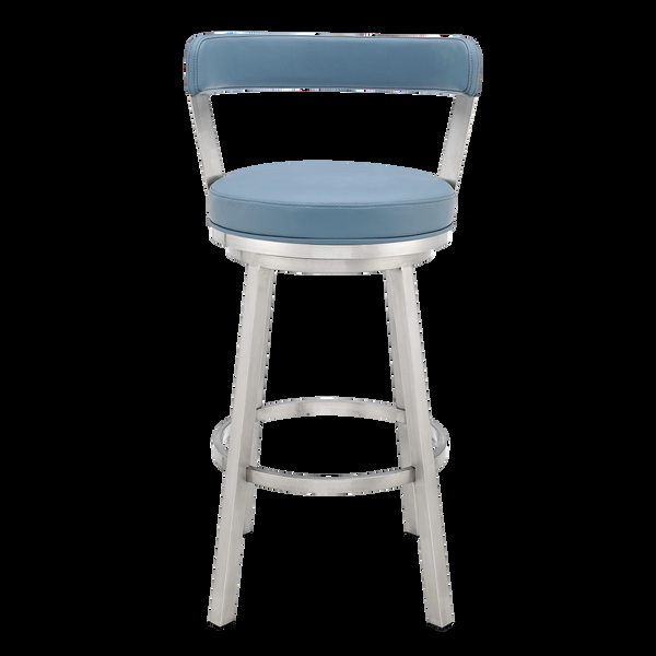 Armen Living Bryant Leather Barstool