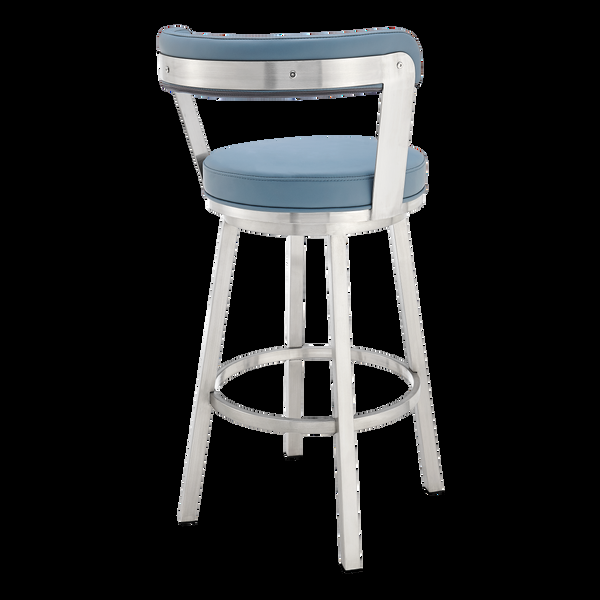 Armen Living Bryant Leather Barstool
