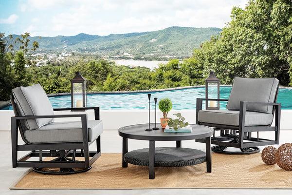 armen living Cayman Outdoor 3PC Conversation Set
