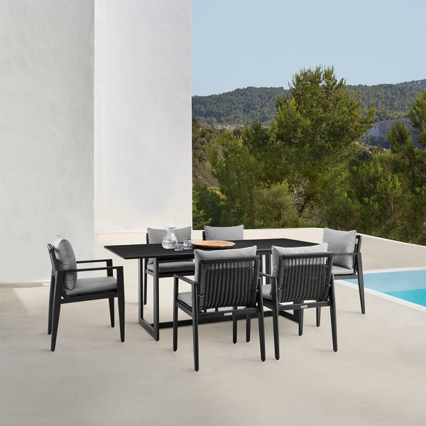 armen living Cayman Outdoor Dining Set