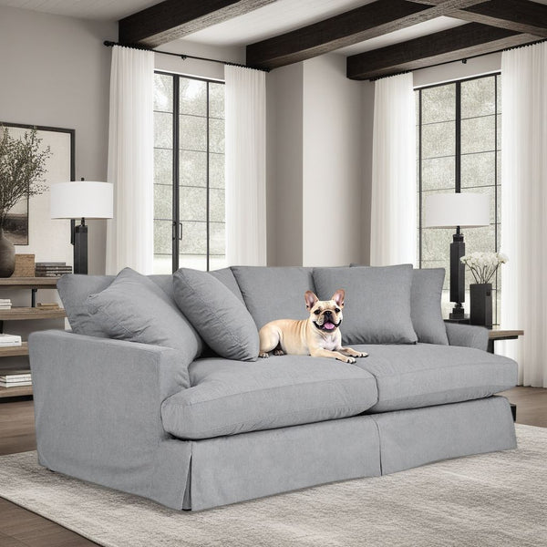 armen living Ciara 93 in. Upholstered Sofa