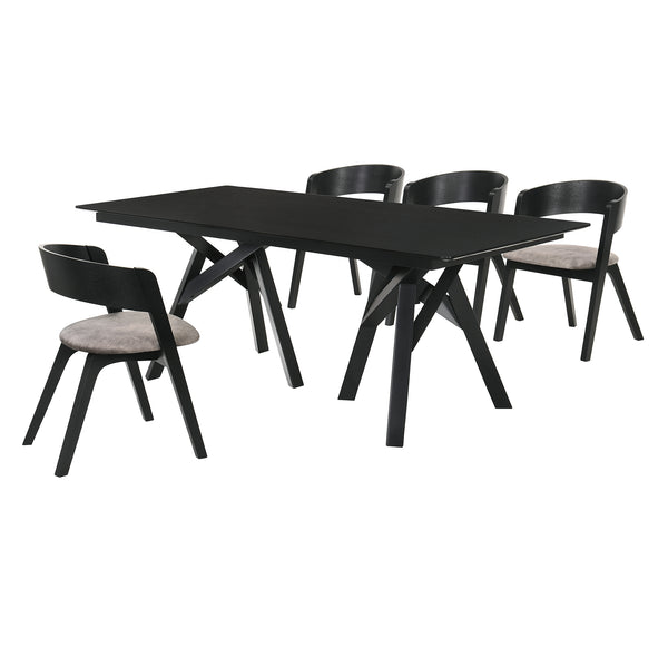 Armen Living Cortina& Jackie Dining Set