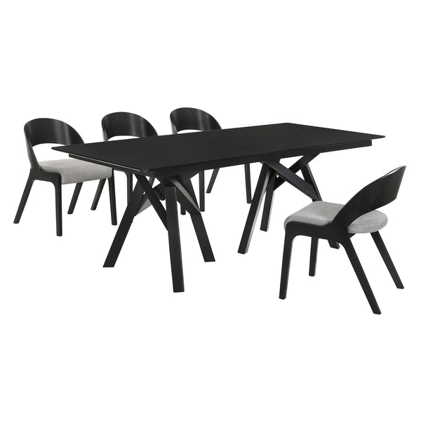 Armen Living Cortina& Polly Dining Set