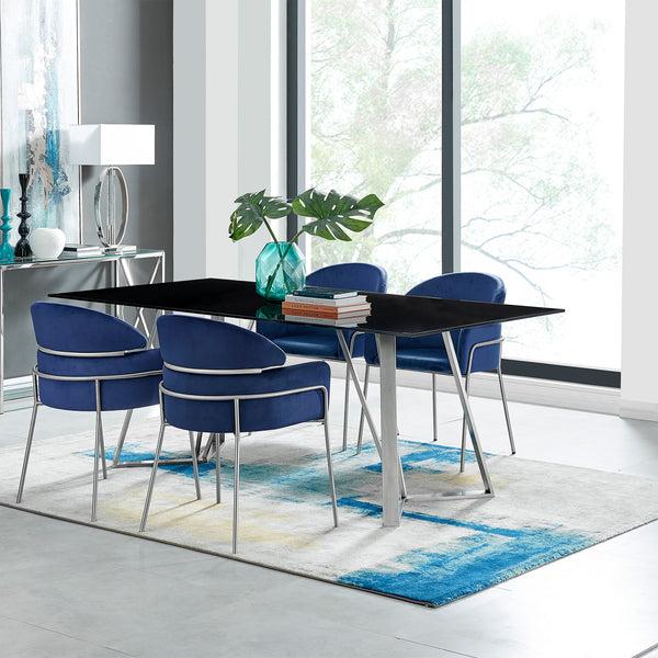armen living Cressida& Portia 5 Piece Dining Set