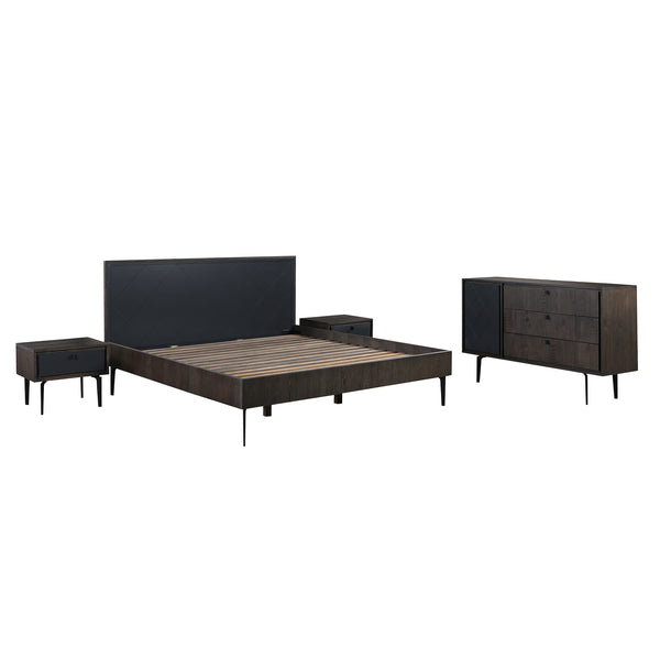 Armen Living Cross 4pc Bedroom Set
