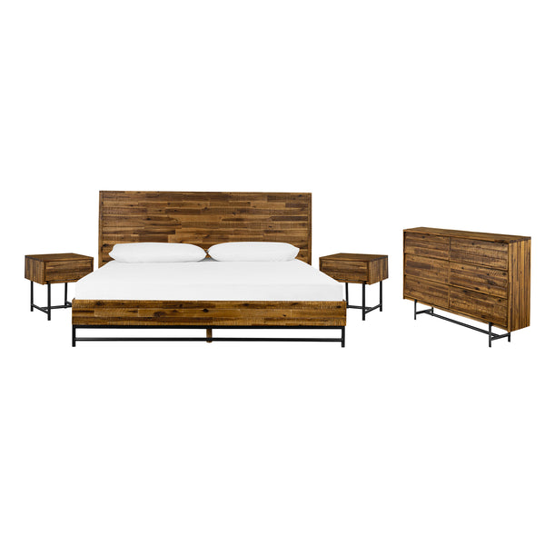 Armen Living Cusco 4pc Bedroom Set