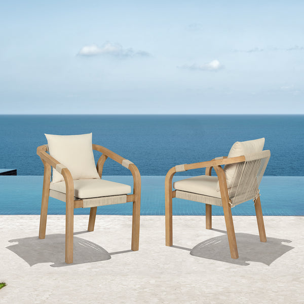 Armen Living Cypress Outdoor Dining Chair