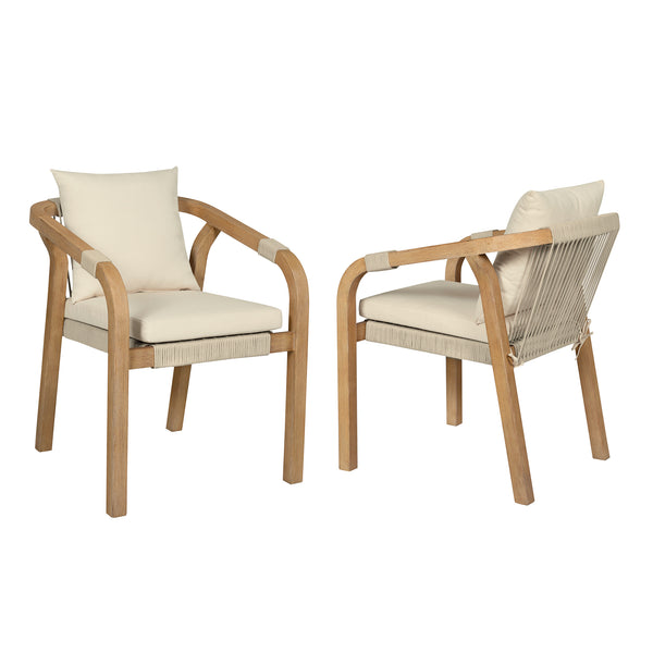 Armen Living Cypress Outdoor Dining Chair