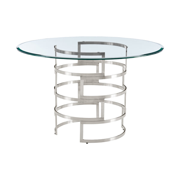 Armen Living Diaz Contemporary Round Dining Table
