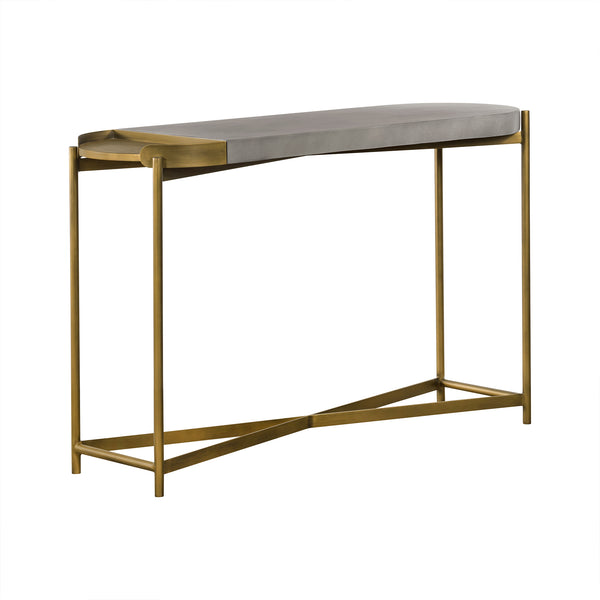 Armen Living Dua Console Table