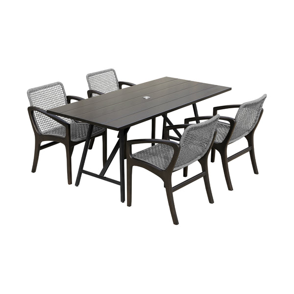 Armen Living Frinton & Beckham Outdoor Dining Set