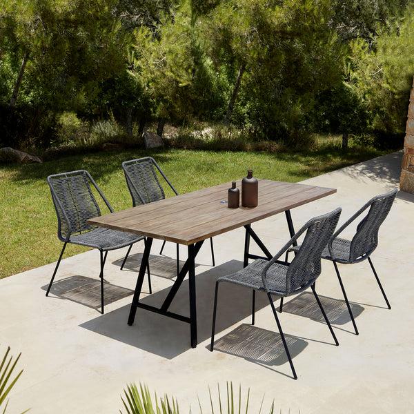 armen living Frinton & Clip Outdoor Dining Set