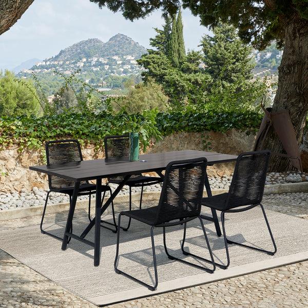 armen living Frinton & Shasta Outdoor Dining Set