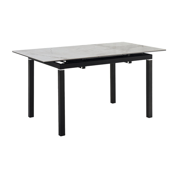 Armen Living Giana Stone Extendable Dining Table