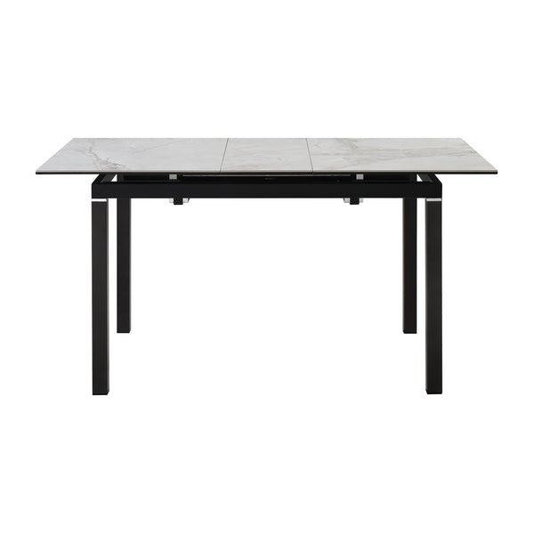 Armen Living Giana Stone Extendable Dining Table
