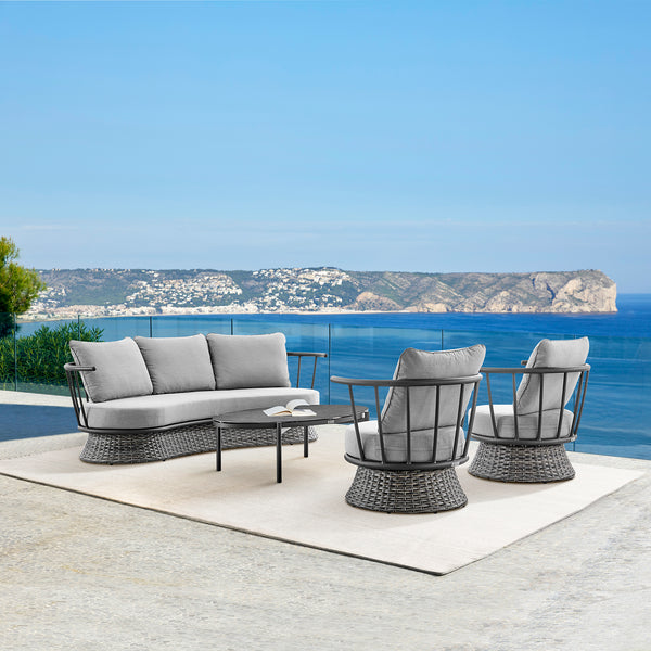 armen living Giotto Outdoor Conversation Set