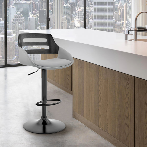 Armen Living Karter Adjustible Bar Stool