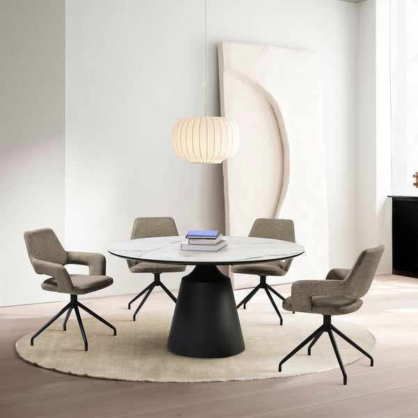 armen living Knox and Penny 5 Piece Dining Set