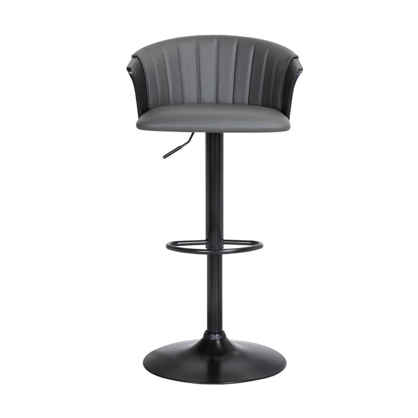 Armen Living Lydia Upholstered Adjustable Barstool