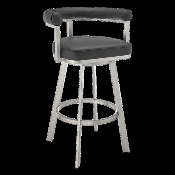 armen living Magnolia Leather Barstool