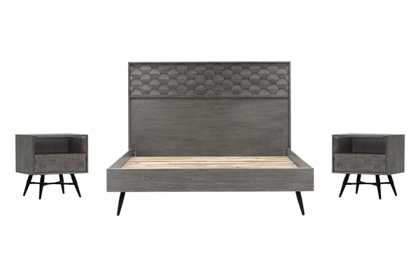 Armen Living Makena 3pc Bedroom Set