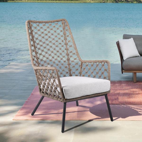 Armen Living Marco Outdoor Side Chair