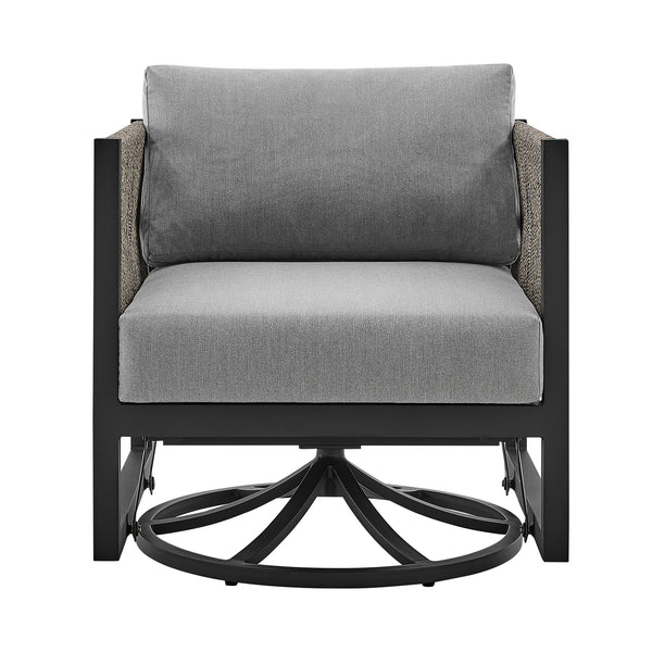 Armen Living Mareike Outdoor Swivel Chair