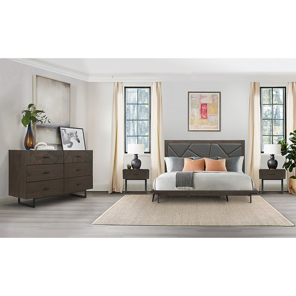 Armen Living Marquis 4 Piece Bedroom Set