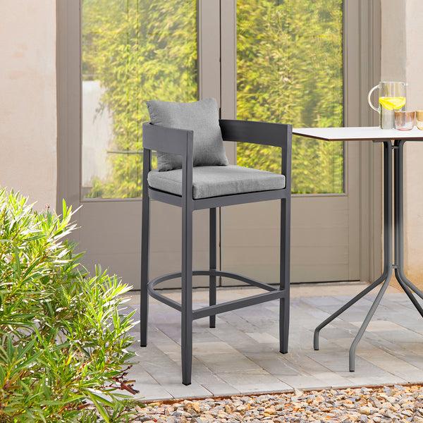 armen living Menorca Outdoor Bar Stool