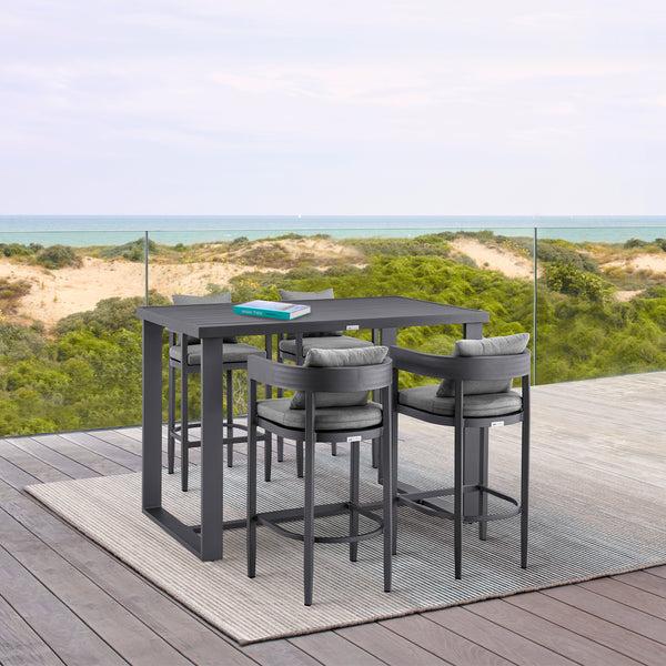Armen Living Menorca Outdoor Bar Stool