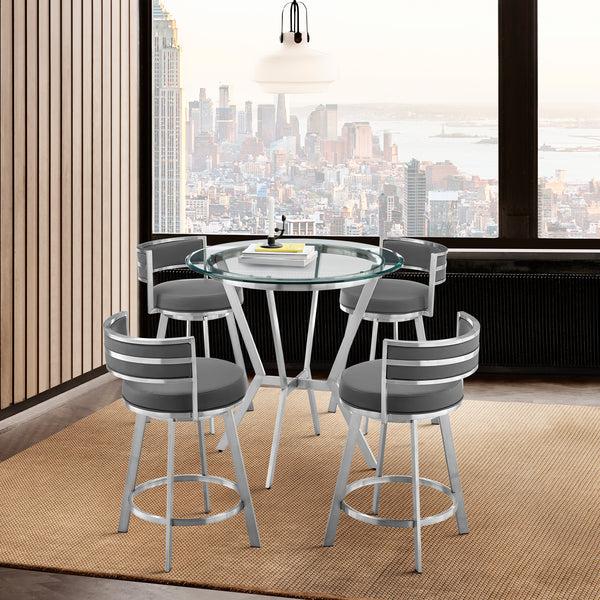 armen living Naomi & Roman 5 PC Dining Set