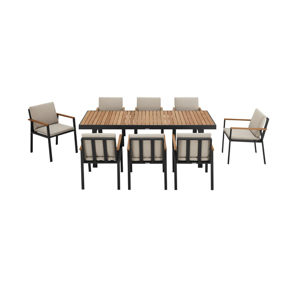 Armen Living Nofi Outdoor Dining Set