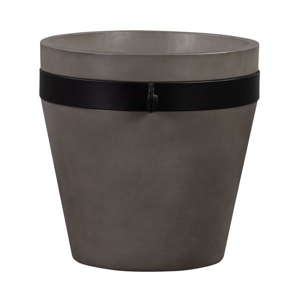 Armen Living Obsidian Planter
