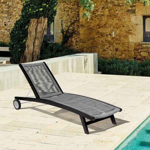 armen living Odette Outdoor Chaise Lounge