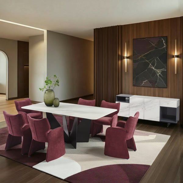 armen living Olivia/Alicia Dining Set 8pc