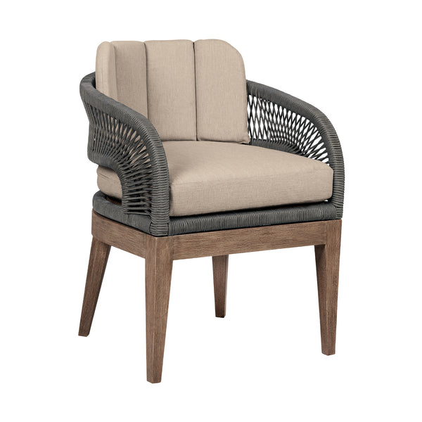 Armen Living Orbit Outdoor Dining Chair