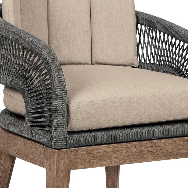 Armen Living Orbit Outdoor Dining Chair