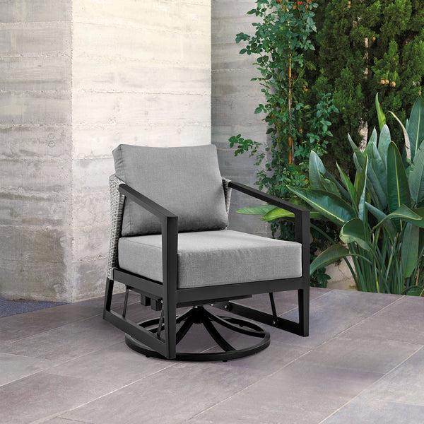 armen living Palma Outdoor Swivel Chair