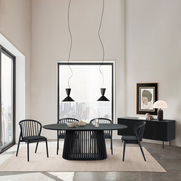 armen living Pasadena / Echo 6 Piece Oval Dining Set