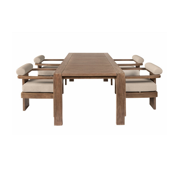 Armen Living Relic 5-Piece Outdoor Dining Set