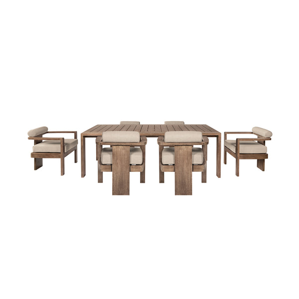 Armen Living Relic 7-Piece Outdoor Dining Set