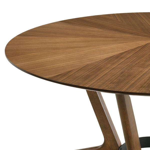 Armen Living Santana Round Wood Dining Table