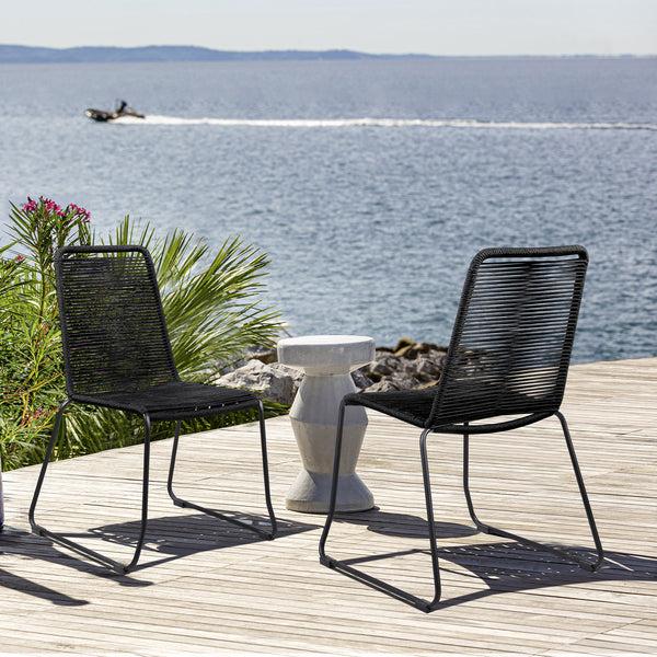 armen living Shasta Outdoor Dining Chair Set of 2